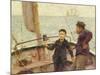 The Steering Lesson-Henry Scott Tuke-Mounted Giclee Print