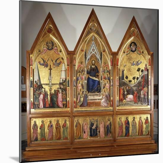 The Stefaneschi Triptych, Front, Circa 1320-Giotto di Bondone-Mounted Giclee Print