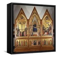 The Stefaneschi Triptych, Front, Circa 1320-Giotto di Bondone-Framed Stretched Canvas