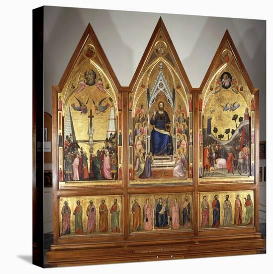 The Stefaneschi Triptych, Front, Circa 1320-Giotto di Bondone-Stretched Canvas