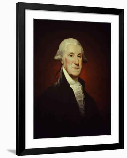 The Steigerwalt-Parker-Hart Portrait of George Washington-Gilbert Stuart-Framed Giclee Print