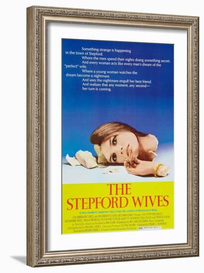 The Stepford Wives, Katharine Ross on poster art, 1975-null-Framed Art Print