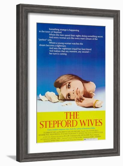 The Stepford Wives, Katharine Ross on poster art, 1975-null-Framed Art Print