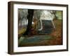 The Steps at the Frederiksberg Gardens, Copenhagen-Christian Clausen-Framed Giclee Print