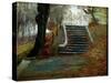 The Steps at the Frederiksberg Gardens, Copenhagen-Christian Clausen-Stretched Canvas