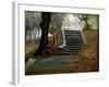 The Steps at the Frederiksberg Gardens, Copenhagen-Christian Clausen-Framed Giclee Print