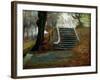 The Steps at the Frederiksberg Gardens, Copenhagen-Christian Clausen-Framed Giclee Print