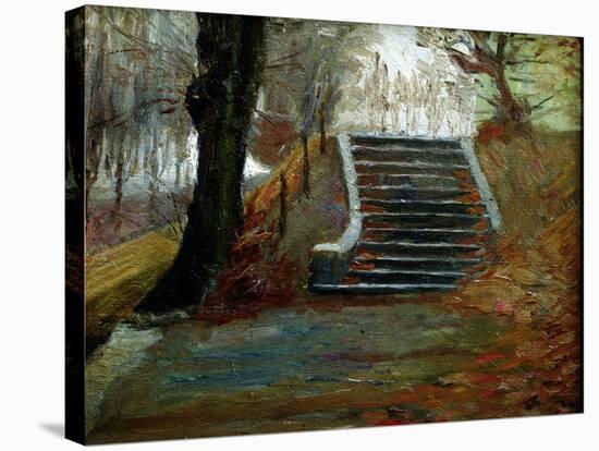 The Steps at the Frederiksberg Gardens, Copenhagen-Christian Clausen-Stretched Canvas