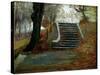 The Steps at the Frederiksberg Gardens, Copenhagen-Christian Clausen-Stretched Canvas