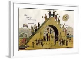 The Steps of Freemasonry-null-Framed Giclee Print