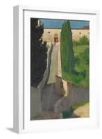 The Steps of the Convent of San Marco, Perugia, 1913-Félix Vallotton-Framed Giclee Print