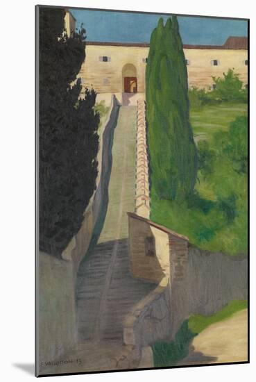 The Steps of the Convent of San Marco, Perugia, 1913-Félix Vallotton-Mounted Giclee Print