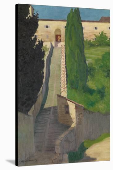 The Steps of the Convent of San Marco, Perugia, 1913-Félix Vallotton-Stretched Canvas