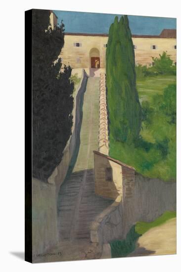 The Steps of the Convent of San Marco, Perugia, 1913-Félix Vallotton-Stretched Canvas