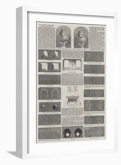 The Stereoscope, Pseudoscope, and Solid Daguerreotypes-null-Framed Giclee Print