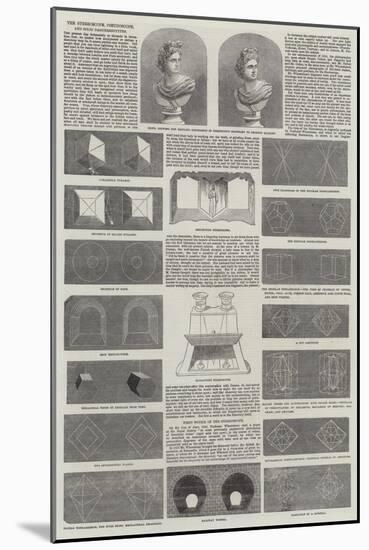 The Stereoscope, Pseudoscope, and Solid Daguerreotypes-null-Mounted Giclee Print