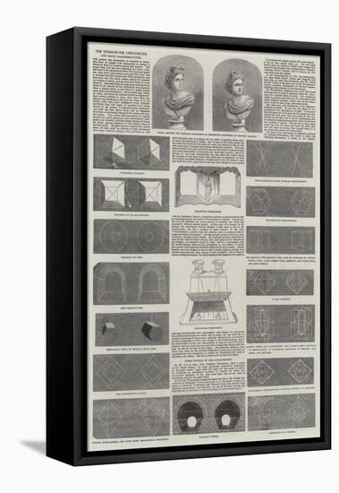 The Stereoscope, Pseudoscope, and Solid Daguerreotypes-null-Framed Stretched Canvas