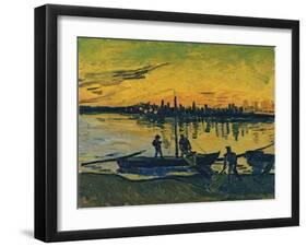 The Stevedores in Arles, 1888-Vincent van Gogh-Framed Giclee Print