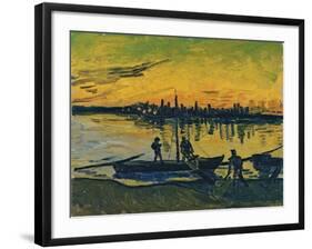 The Stevedores in Arles, 1888-Vincent van Gogh-Framed Giclee Print