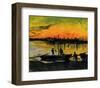 The Stevedores in Arles-Vincent van Gogh-Framed Giclee Print