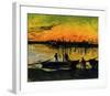 The Stevedores in Arles-Vincent van Gogh-Framed Giclee Print