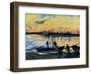 The Stevedores in Arles-Vincent van Gogh-Framed Premium Giclee Print