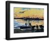 The Stevedores in Arles-Vincent van Gogh-Framed Premium Giclee Print