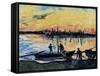 The Stevedores in Arles-Vincent van Gogh-Framed Stretched Canvas