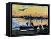 The Stevedores in Arles-Vincent van Gogh-Framed Stretched Canvas