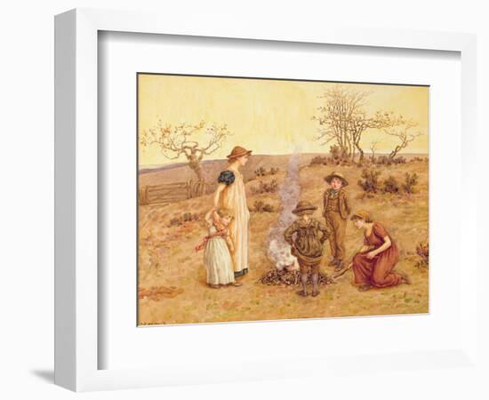 The Stick Fire-Kate Greenaway-Framed Giclee Print