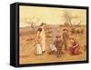 The Stick Fire-Kate Greenaway-Framed Stretched Canvas