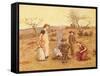 The Stick Fire-Kate Greenaway-Framed Stretched Canvas