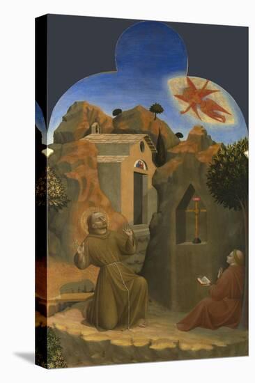 The Stigmatisation of Saint Francis (From Borgo Del Santo Sepolcro Altarpiec), 1437-1444-Sassetta-Stretched Canvas