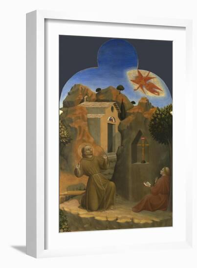 The Stigmatisation of Saint Francis (From Borgo Del Santo Sepolcro Altarpiec), 1437-1444-Sassetta-Framed Giclee Print