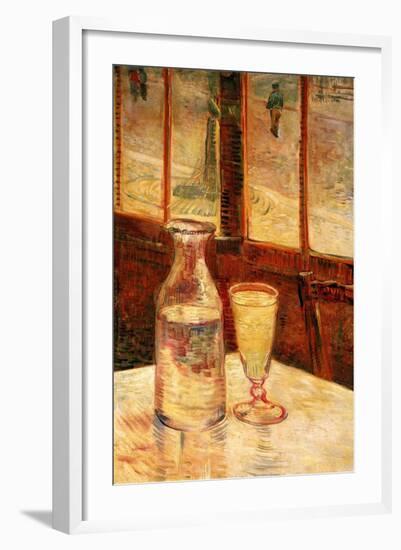 The Still Life with Absinthe-Vincent van Gogh-Framed Art Print