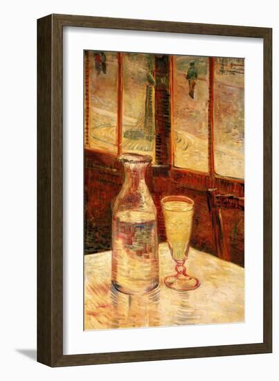 The Still Life with Absinthe-Vincent van Gogh-Framed Art Print