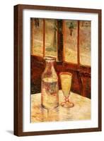 The Still Life with Absinthe-Vincent van Gogh-Framed Art Print