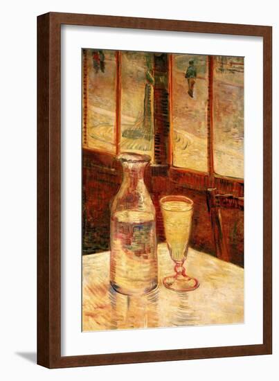 The Still Life with Absinthe-Vincent van Gogh-Framed Art Print