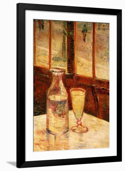 The Still Life with Absinthe-Vincent van Gogh-Framed Art Print