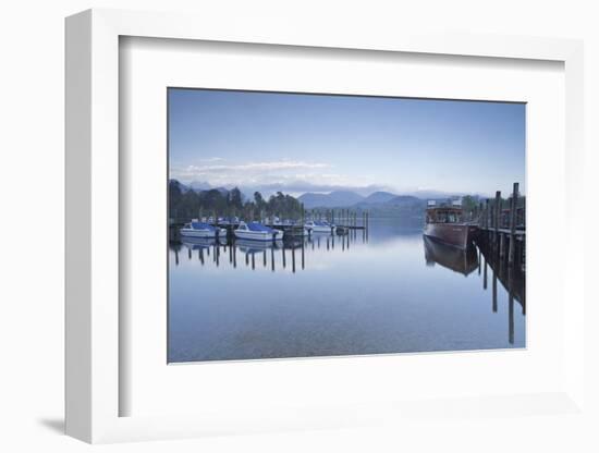 The Still Waters of Derwent Water in the Lake District National Park-Julian Elliott-Framed Photographic Print