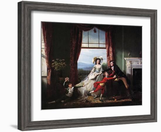 The Stillwell Family, 1786-John Singleton Copley-Framed Giclee Print