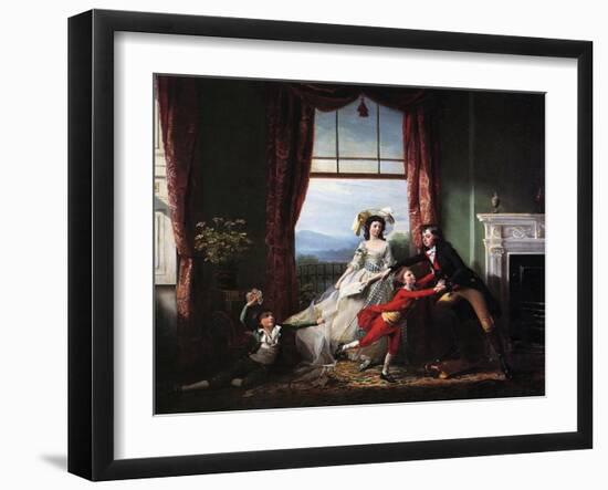 The Stillwell Family, 1786-John Singleton Copley-Framed Giclee Print