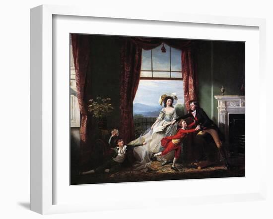 The Stillwell Family, 1786-John Singleton Copley-Framed Giclee Print