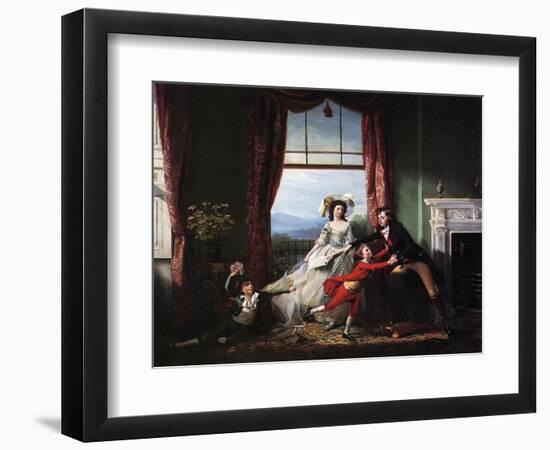 The Stillwell Family, 1786-John Singleton Copley-Framed Giclee Print