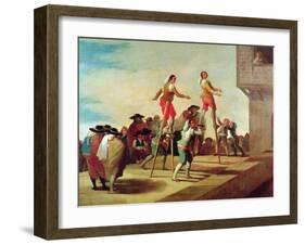 The Stilts, C.1791-92-Francisco de Goya-Framed Giclee Print