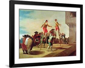 The Stilts, C.1791-92-Francisco de Goya-Framed Giclee Print