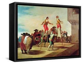 The Stilts, C.1791-92-Francisco de Goya-Framed Stretched Canvas