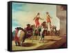 The Stilts, C.1791-92-Francisco de Goya-Framed Stretched Canvas