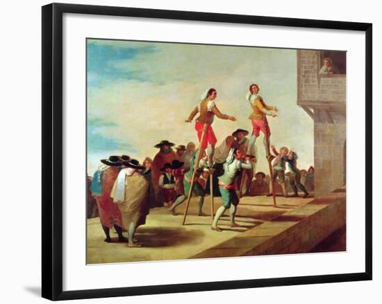 The Stilts, C.1791-92-Francisco de Goya-Framed Giclee Print