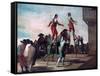 The Stilts, C1785-Francisco de Goya-Framed Stretched Canvas